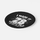 28歳皮肉ミームおもしろい28誕生日 ペーパープレート (アングル)