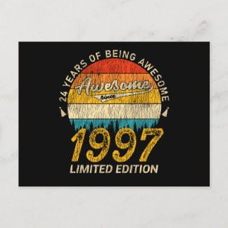 28歳誕生日レトロ最高の28歳誕生日プレゼント ポストカード