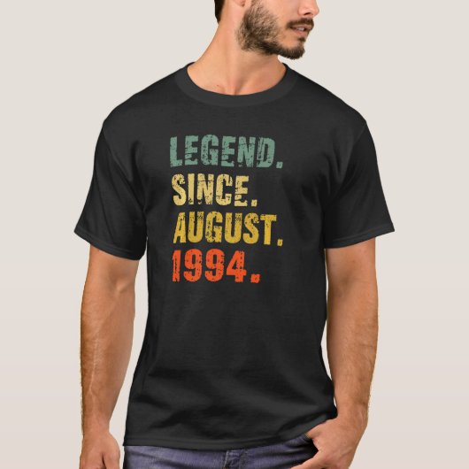 28歳28誕生日伝説199威厳がある年 Tシャツ (正面)