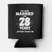 28結婚した年28おもしろい周年 缶クーラー (正面)