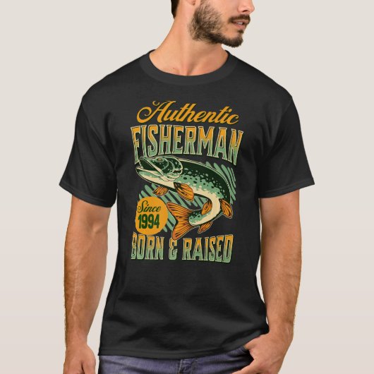 28誕生日漁師28歳魚釣り以降 Tシャツ (正面)