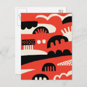 281219bの抽象 ポストカード (正面/裏面)