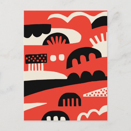 281219bの抽象 ポストカード (正面)