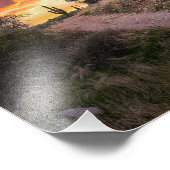 2815 – 砂漠の風景（日の入り） フォトプリント            (角)