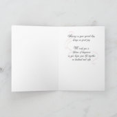 2849 結婚式当日の息子と「娘」 カード (内部)