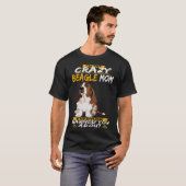 288私はビーグル熱狂するママ Tシャツ (正面フル)