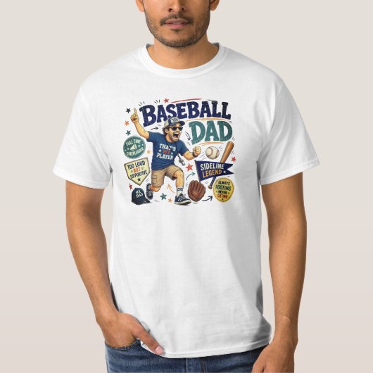 #28 お父さん - サイズお選びください Tシャツ (正面)