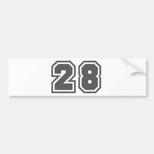 28 バンパーステッカー (正面)