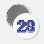 28 – 数値 マグネット (正面/裏面)