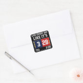 28-3サッカーのように毎日を生きる スクエアシール (封筒)