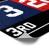 28-3サッカーのように毎日を生きる ポスター (角)