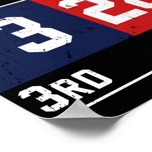 28-3サッカーのように毎日を生きる ポスター (角)