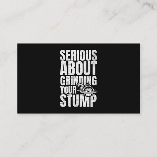 28.Arborist for a Tree trimmer 名刺 (正面)