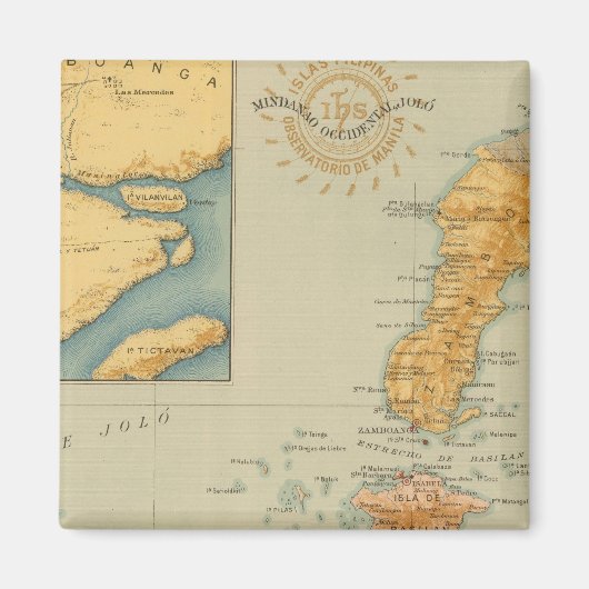 28 Mindanao Occidental，ジョロ マグネット (正面)