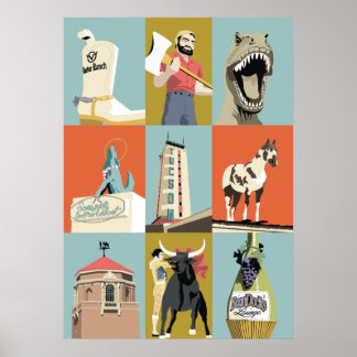 28"x20"ツーソン・オディティ ポスター