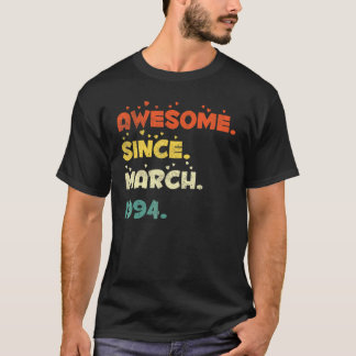 28 Year Old March 1994 Tシャツ