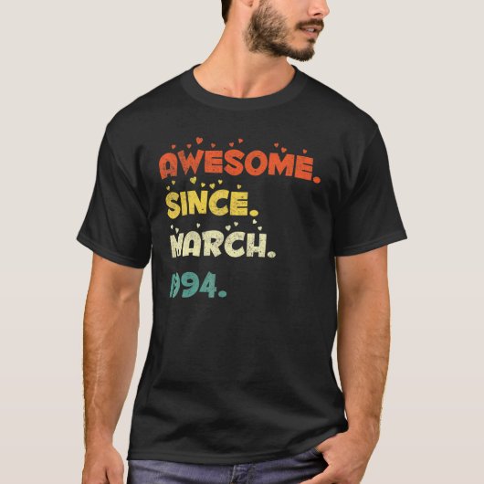 28 Year Old March 1994 Tシャツ (正面)