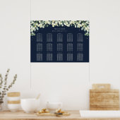 28x20インチ15テーブル10座席表ポスター ポスター (キッチン)