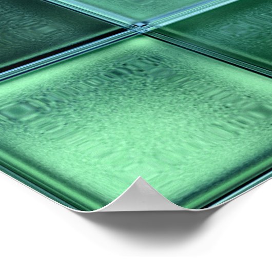 28x28までのガラスのタイルのモザイクポスター ポスター (角)