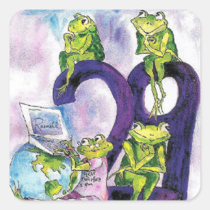 29およびFroggyのうるう年日 スクエアシール