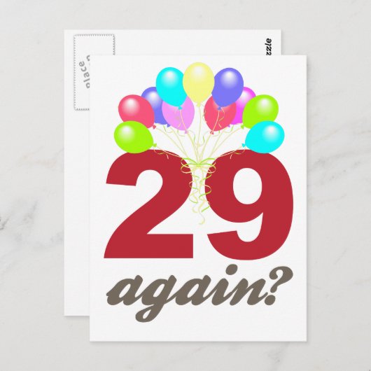 29か？ ポストカード (正面/裏面)