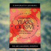 29エレガントth Garnet結婚の記念日 アクリルサイン (ニュートラル)