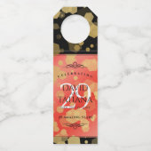 29エレガントth Garnet結婚の記念日 ボトルネックタグ (正面)