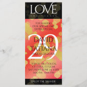 29エレガントth Garnet結婚の記念日 メニュー (裏面)