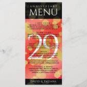 29エレガントth Garnet結婚の記念日 メニュー (正面)