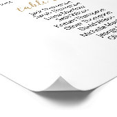 29テーブル席の座席一覧プランを見つける ポスター (角)