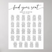 29テーブル席の座席表 ポスター (正面)