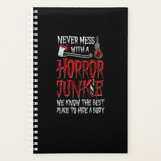 29ホラー映画がホラー・ジャンキーと決して食い違わない プランナー手帳 (正面)