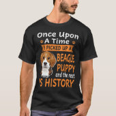 29一度に1つ – Beagle Puppy Tシャツ (正面)