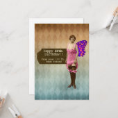 29再おもしろいび友最高の人の誕生日 カード (正面/裏面インサイチュ)