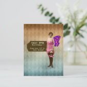 29再おもしろいび友最高の人の誕生日 ポストカード (スタンド正面)