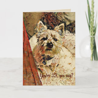 29再度か。 バースデー・カード カード