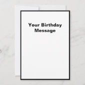 29台目29台目29分29秒2-9誕生日 カード (裏面)