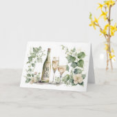 29周年記念ワインアイビー カード (黄色い花)