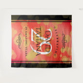 29周年 ガーネット 結婚記念日 エレガント タペストリー (正面(横))