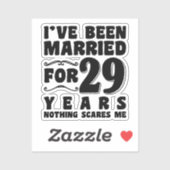 29年間の結婚生活を祝って 結婚記念日 シール (シート)