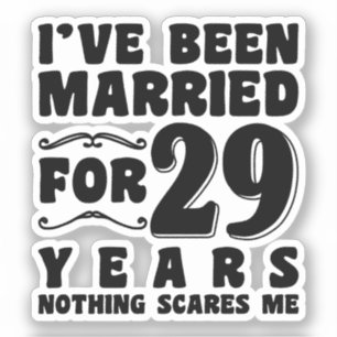 29年間の結婚生活を祝って 結婚記念日 シール