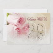 29年間の記念日パーティの招待状 招待状 (正面)