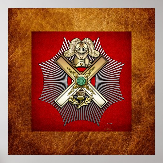 29度：聖アンドリュー騎士 ポスター (正面)