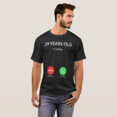 29歳でかわいいハッピー29誕生日 Tシャツ (正面フル)