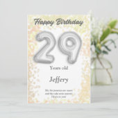 29歳のハッピーバースデーカード (スタンド正面)