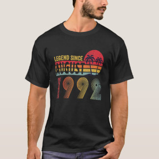 29歳のレトロ誕生日ギフト伝説8月から Tシャツ
