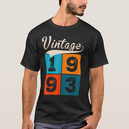 29歳の女男性へ性オン誕生日ヴィンテージ199 Tシャツ (正面)