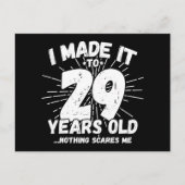 29歳の皮肉なミーム 面白い29歳の誕生日 ポストカード (正面)