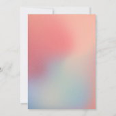 29歳の誕生日の招待状 招待状 (裏面)