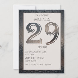 29歳の誕生日の招待状 招待状